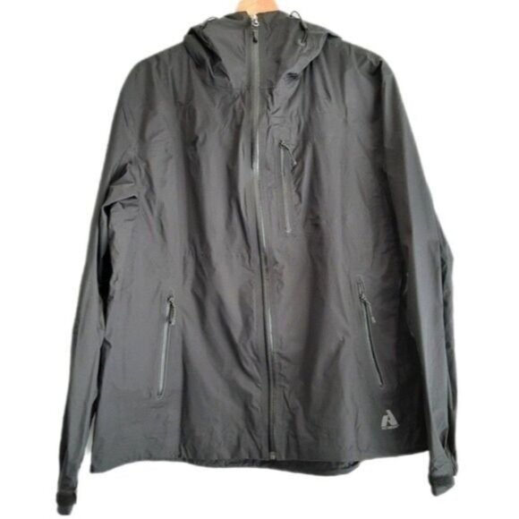 FIRST ASCENT Eddie Bauer Mountaineering Windbreaker Shell Hoodie Jacket Sz XL - Picture 2 of 13